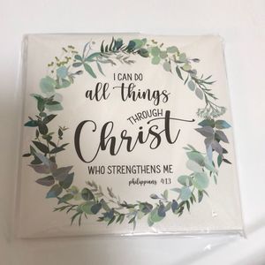 Home Decor wall sign I CAN DO ALL THINGS W/CHRIST